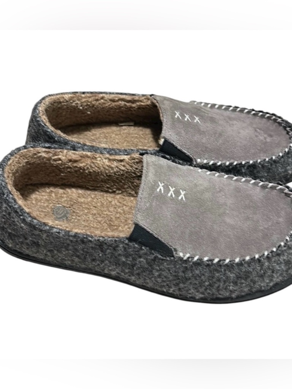 Acorn Men's Crated Rambler Moc Slippers size 8